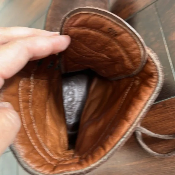 Tod's Dark Brown Suede Lace-Up Ankle Boots - Picture 9 of 13